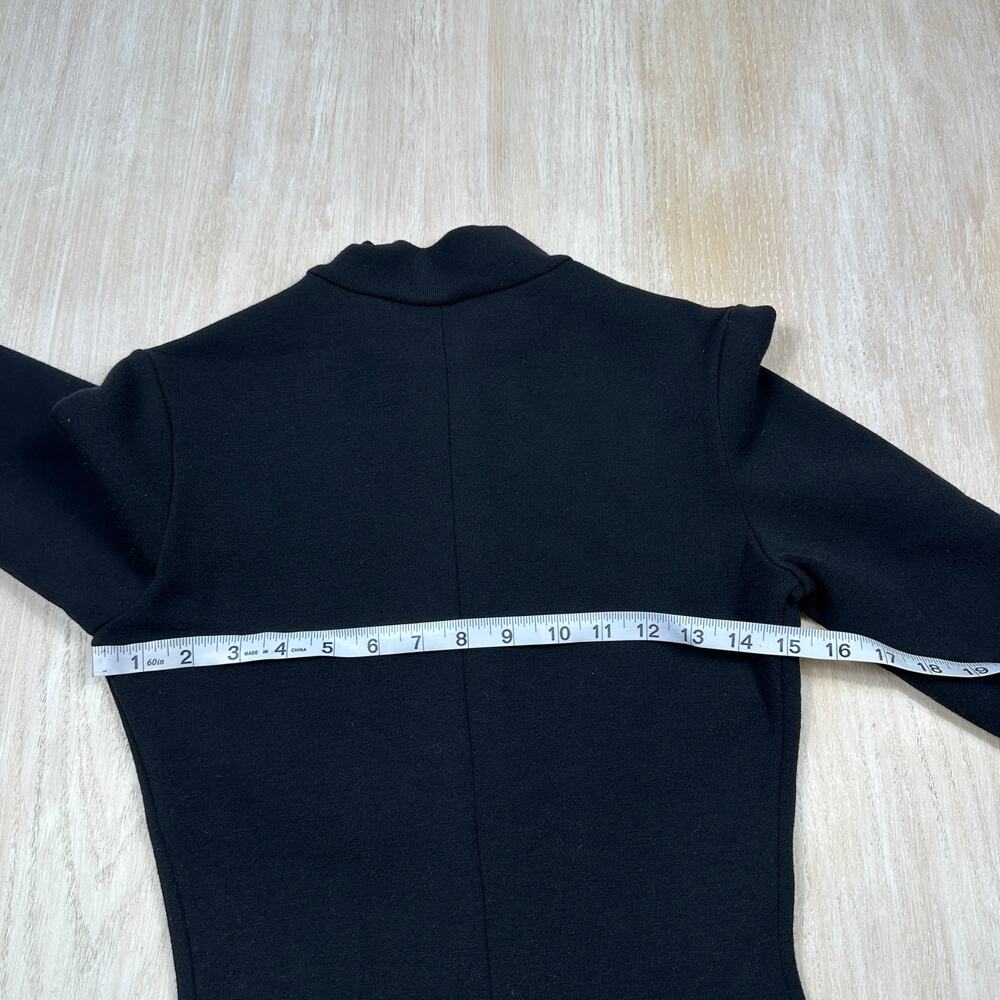 Alaïa Black Long Sleeve Sculpted Knit Jumpsuit Italy Designer Luxury FR 40 US 6 - Picture 6 of 11